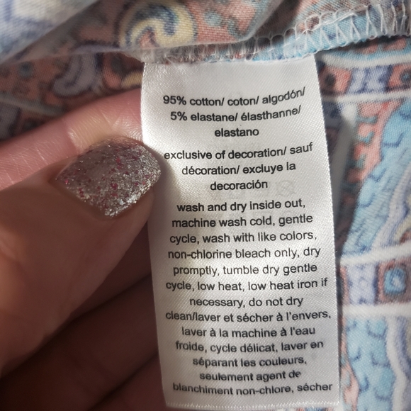 Paisley Tommy Hilfiger Top. - Picture 4 of 4